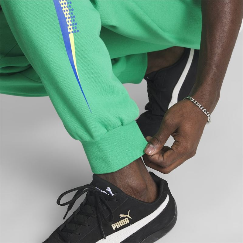 Puma | Men's BMW M Motorsport LS Sweatpants - Grassy Green