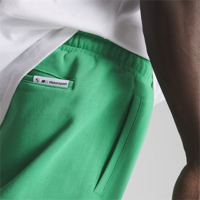 Puma | Men's BMW M Motorsport LS Sweatpants - Grassy Green