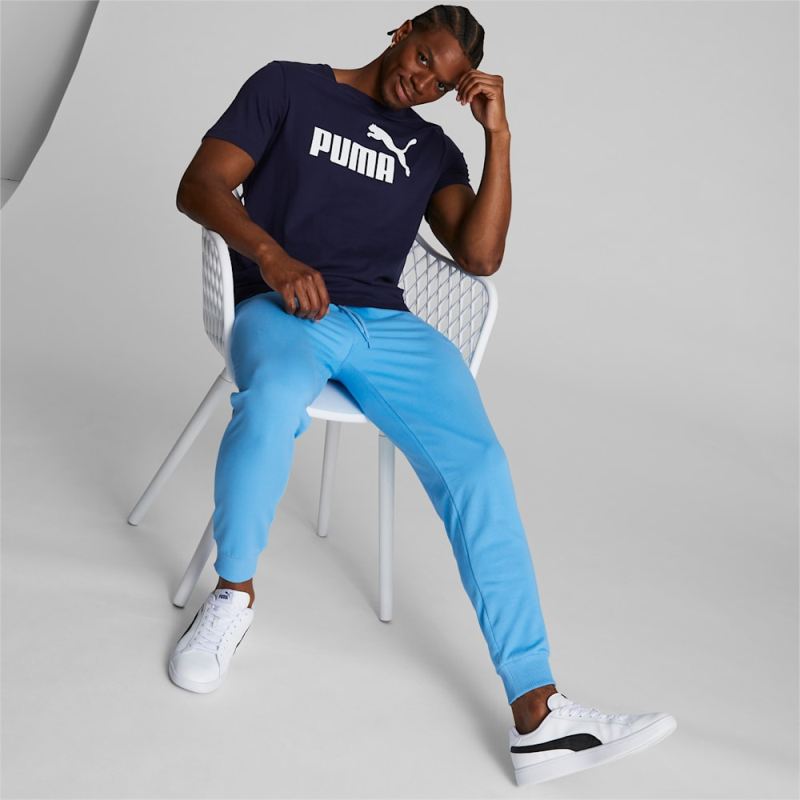 Puma | Men's Logo Sweatpants - Bonnie Blue