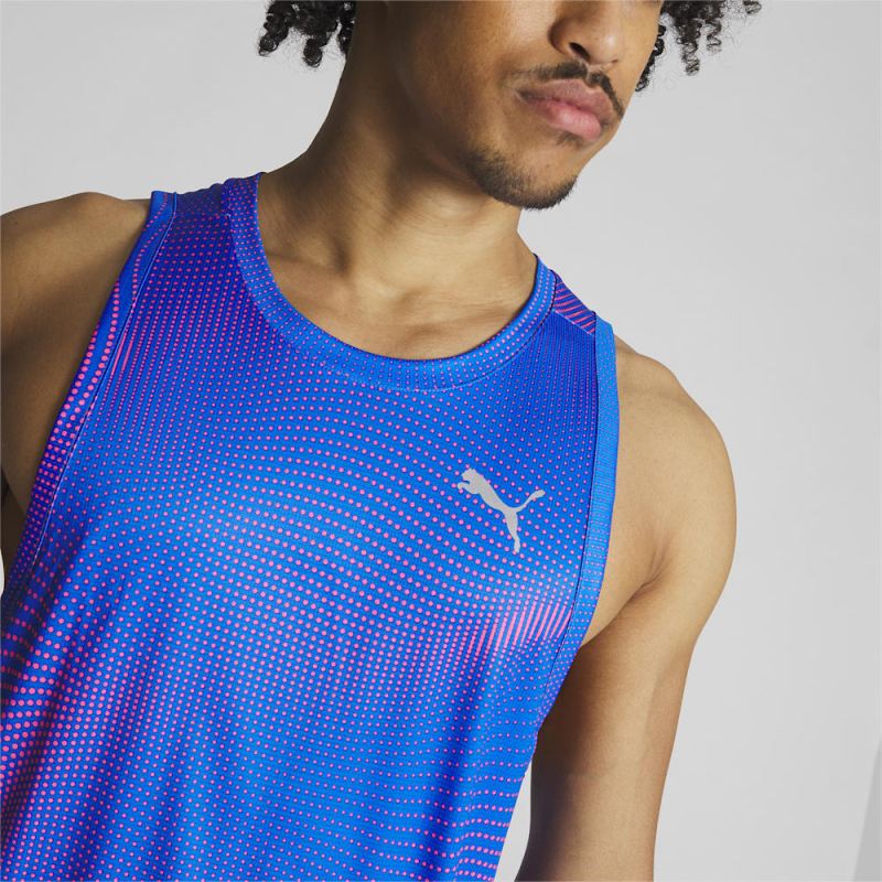 Puma | Men's Run Favorite Singlet - Ultra Blue