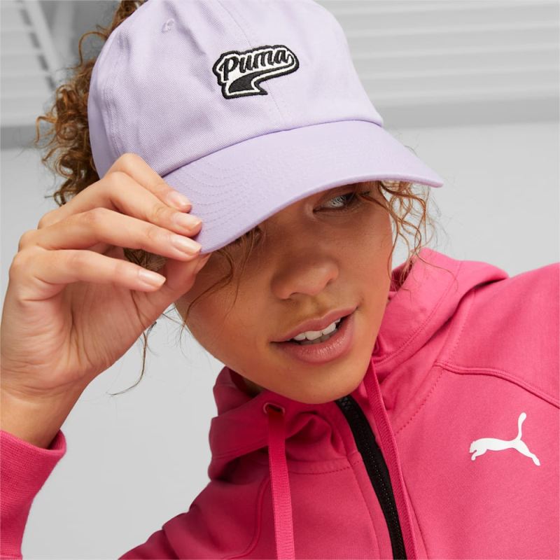 Puma | Women's Script Logo Cap - Vivid Violet