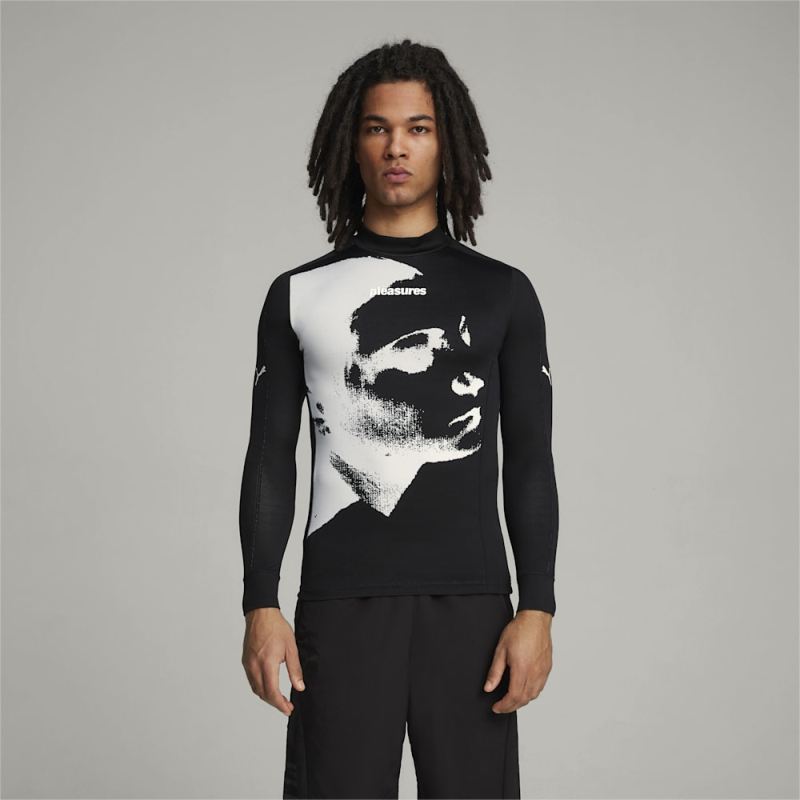 Puma | Men's x PLEASURES Long Sleeve Tee - Black