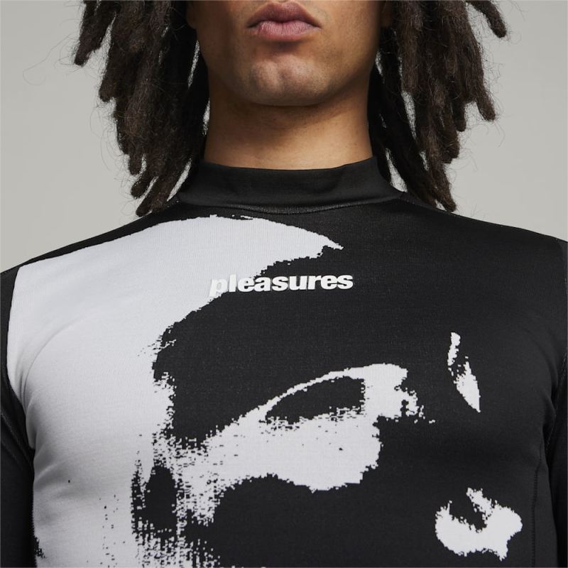 Puma | Men's x PLEASURES Long Sleeve Tee - Black