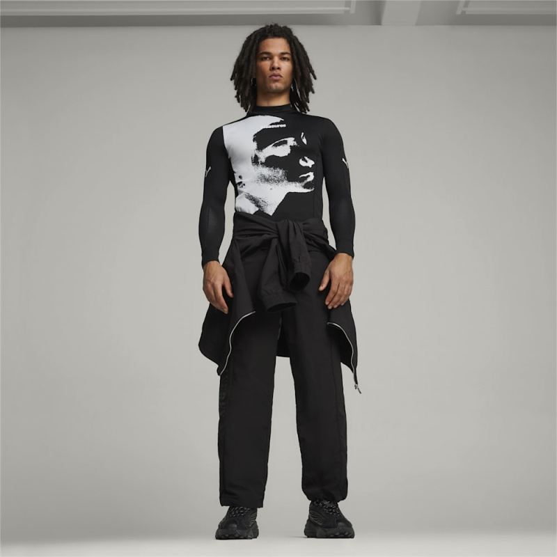 Puma | Men's x PLEASURES Long Sleeve Tee - Black