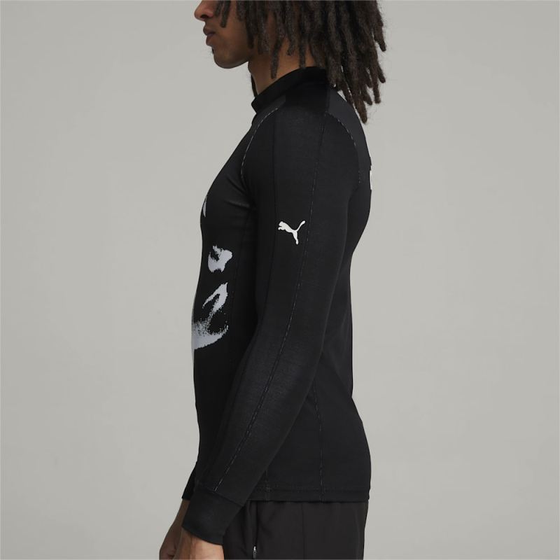 Puma | Men's x PLEASURES Long Sleeve Tee - Black