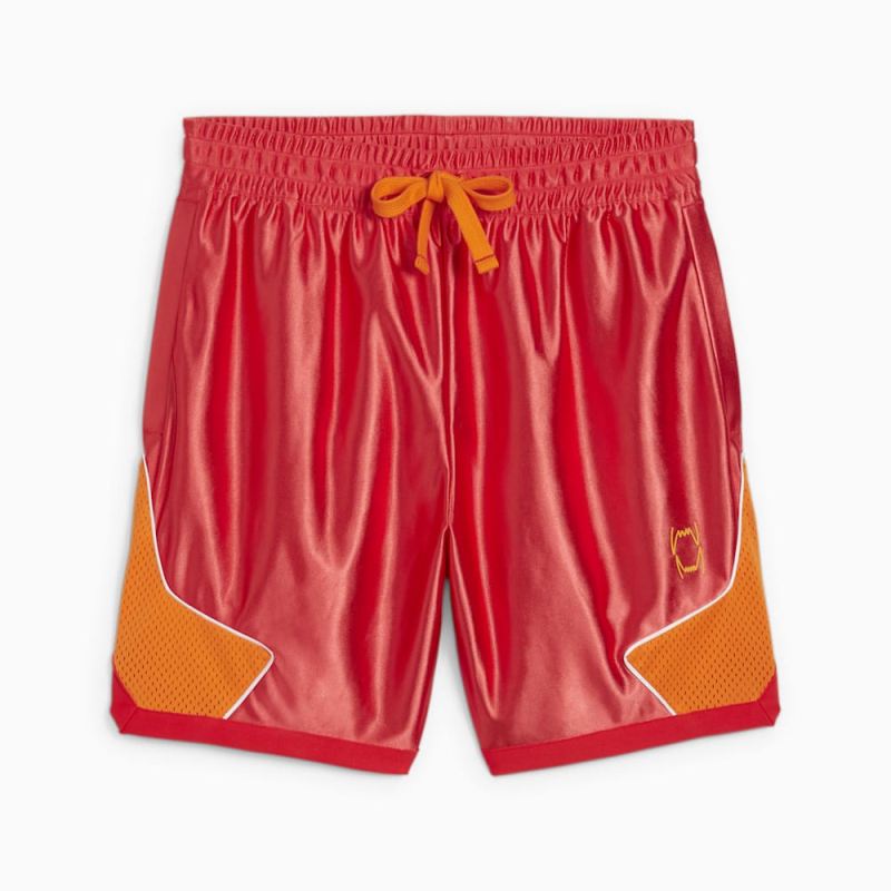 Puma | Men's HOOPS x CHEETOS Shorts - For All Time Red-Rickie Orange