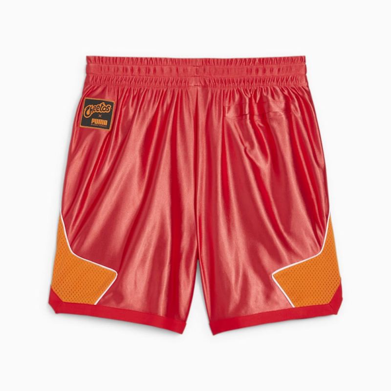 Puma | Men's HOOPS x CHEETOS Shorts - For All Time Red-Rickie Orange