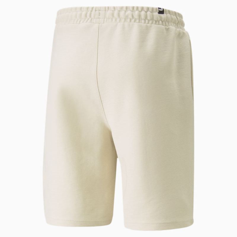 Puma | Men's Embroidered Logo Knitted Shorts - Eggnog