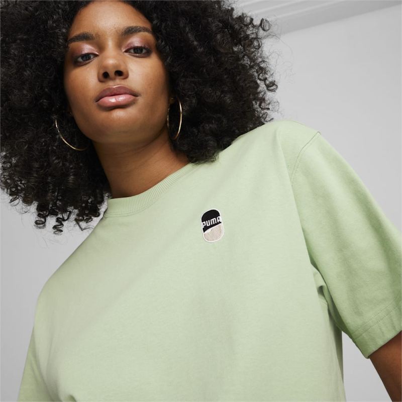 Puma | Men's DOWNTOWN 180 Logo Tee - Pure Green