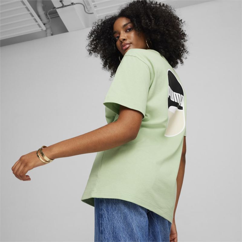 Puma | Men's DOWNTOWN 180 Logo Tee - Pure Green