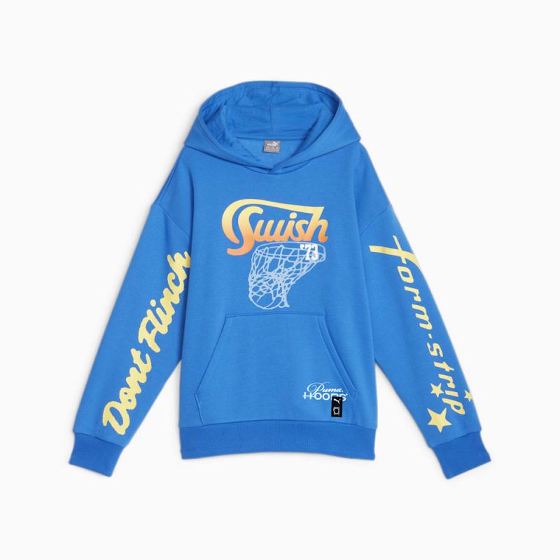 Puma | Boys Basketball Swish Big Kids Hoodie - Racing Blue