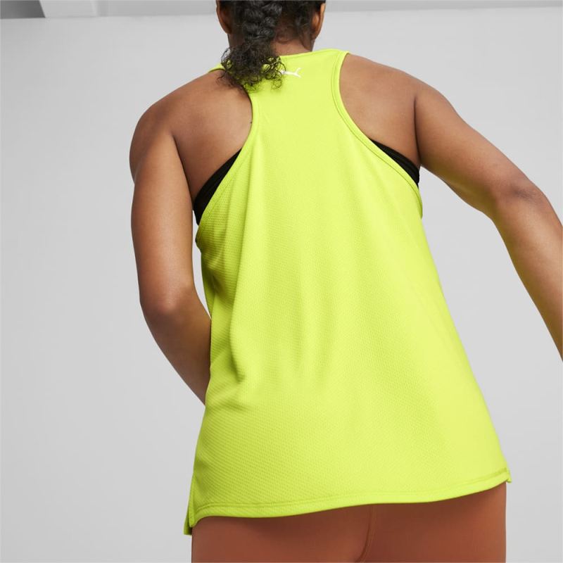 Puma | Women's FIT ULTRABREATHE Tank Top - Lime Pow