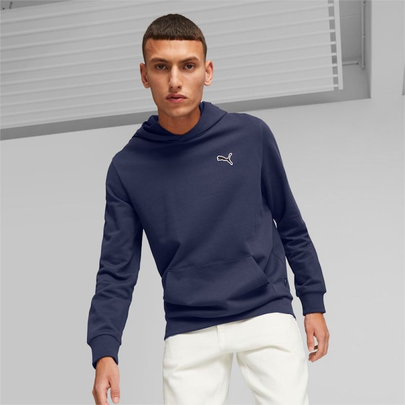 Puma | Men's Better Essentials Hoodie - Navy - Click Image to Close