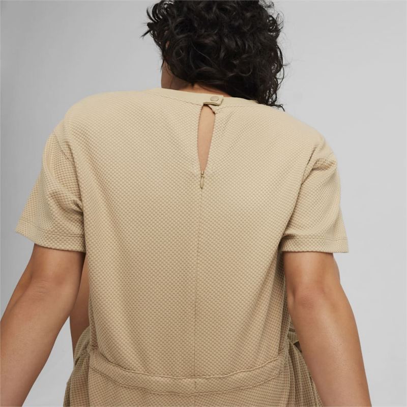 Puma | Women's HER Short Jumpsuit - Prairie Tan