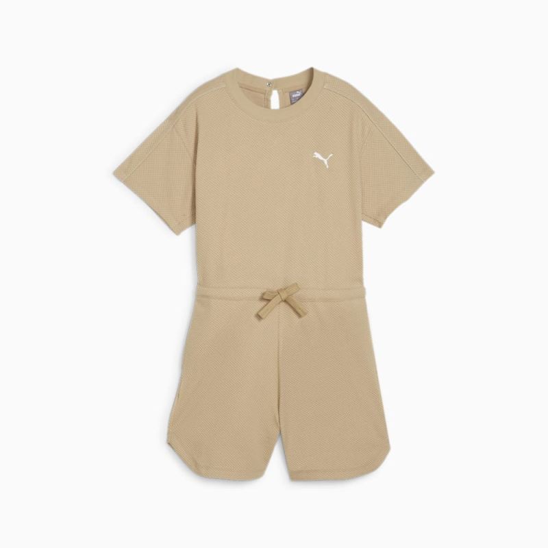 Puma | Women's HER Short Jumpsuit - Prairie Tan