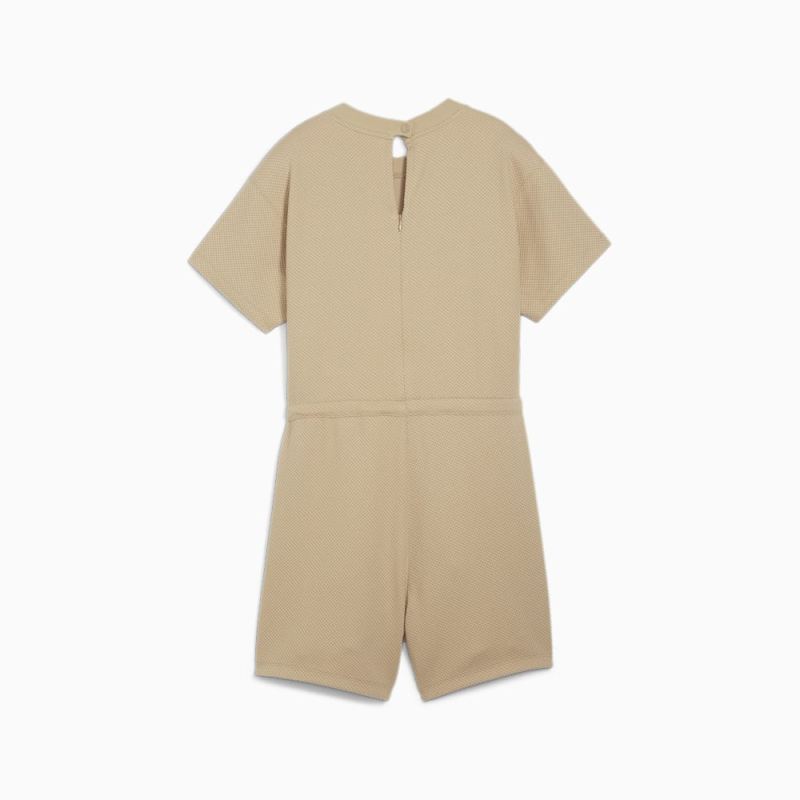 Puma | Women's HER Short Jumpsuit - Prairie Tan