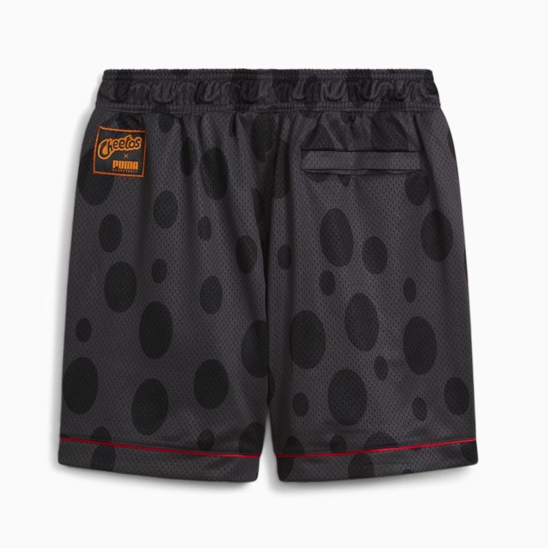 Puma | Men's HOOPS x CHEETOS Mesh Basketball Shorts - Black