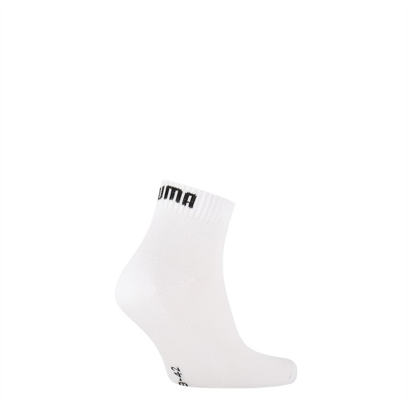 Puma | Men's Basic Quarter Socks (1 Pair) - white