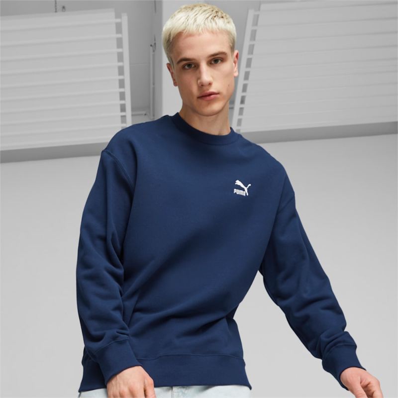 Puma | Men's BETTER CLASSICS Sweatshirt - Persian Blue - Click Image to Close