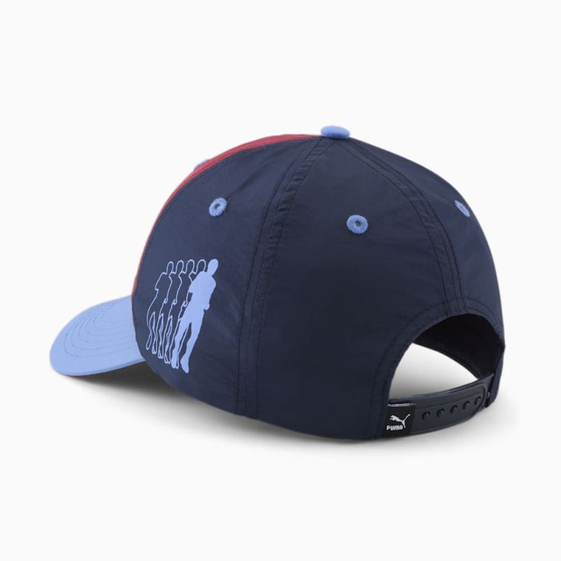 Puma | Women's NYC Running Laps Cap - RED/NAVY