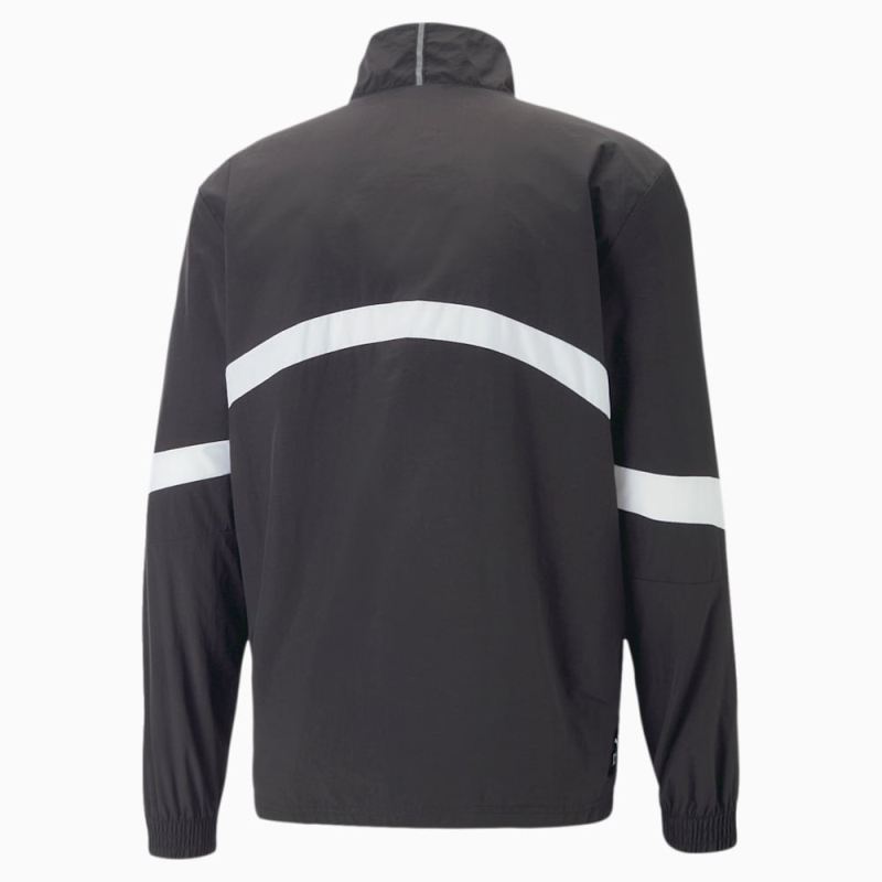 Puma | Men's Clyde Basketball Jacket 2.0 - Black-White