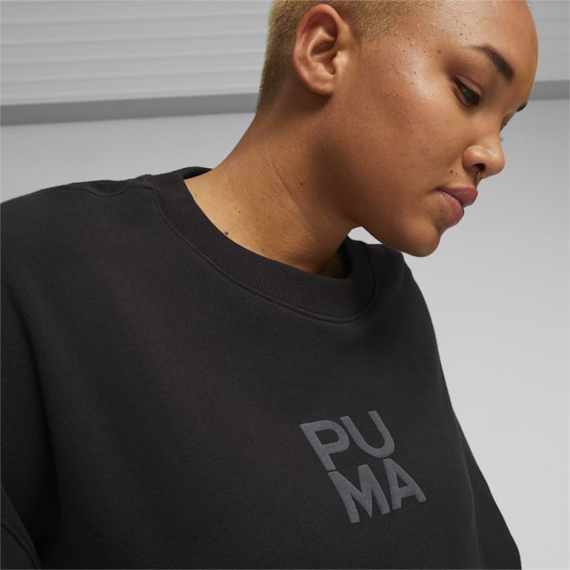 Puma | Women's Infuse Sweatshirt - Black