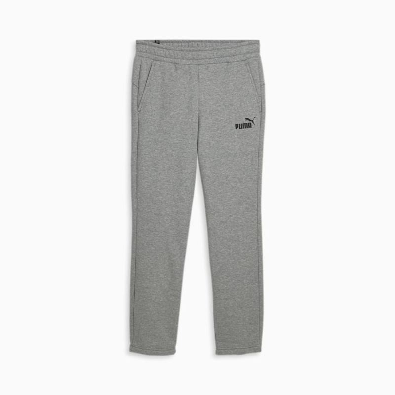 Puma | Men's Essentials Logo Pants - Medium Gray Heather