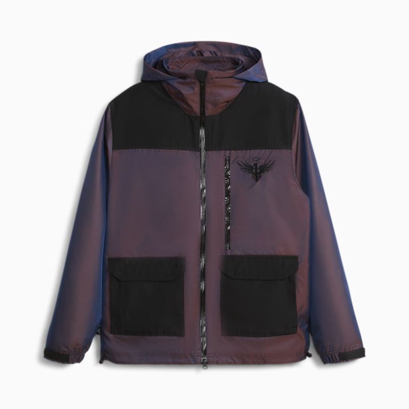 Puma | Men's x LAMELO BALL IRIDESCENT Woven Basketball Jacket - Ultraviolet