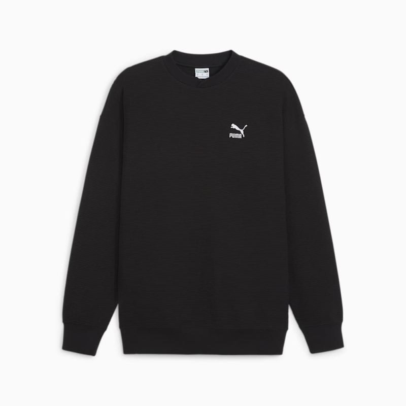 Puma | Men's CLASSICS Waffle Sweatshirt - Black