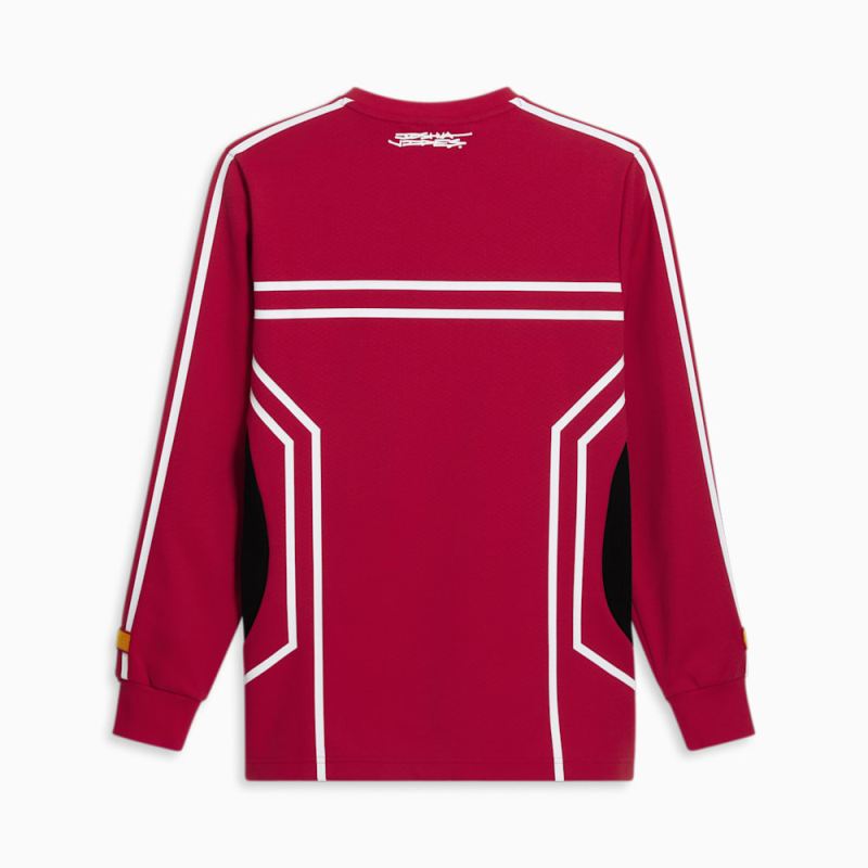 Puma | Men's SCUDERIA FERRARI x JOSHUA VIDES Mesh Shirt - Rosso Corsa