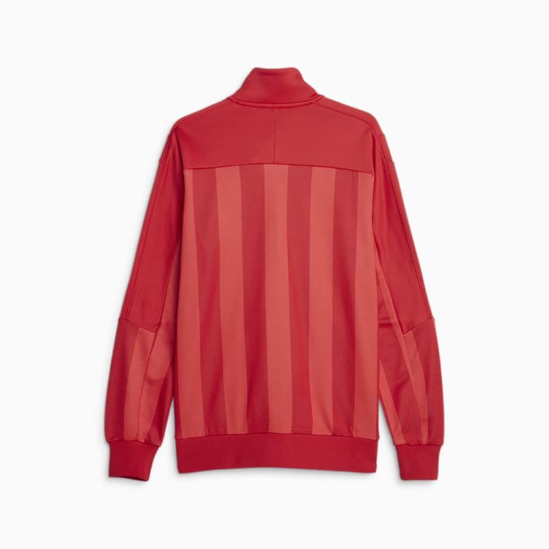 Puma | Men's Scuderia Ferrari Style T7 Track Jacket - Rosso Corsa