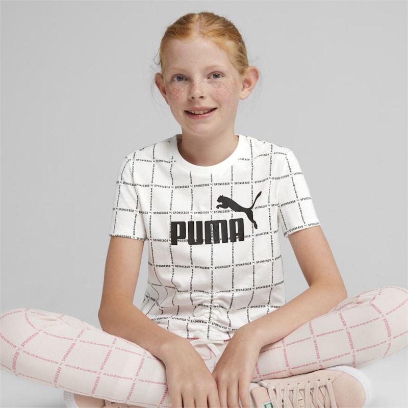 Puma | Girls Puma | Girls x SPONGEBOB SQUAREPANTS Tee - White