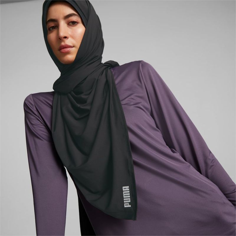 Puma | Women's Sports Hijab Scarf - Black