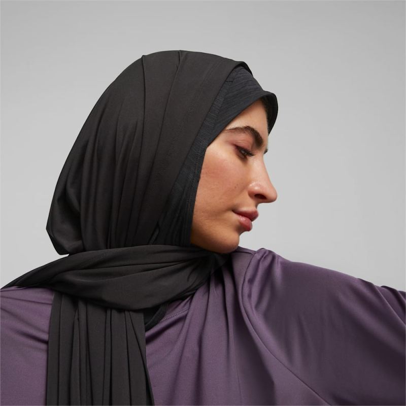 Puma | Women's Sports Hijab Scarf - Black