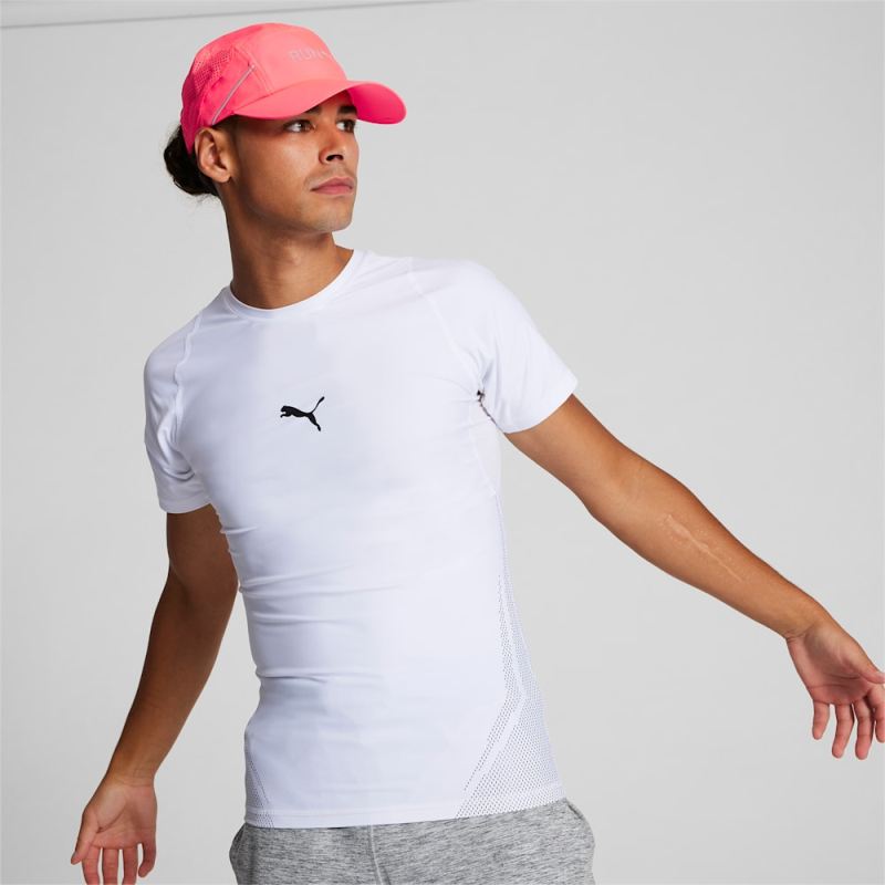 Puma | Men's Lightweight Running Hat - Fire Orchid