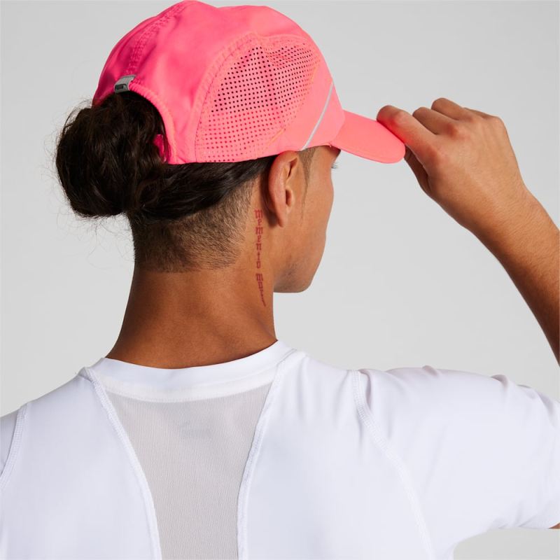 Puma | Men's Lightweight Running Hat - Fire Orchid