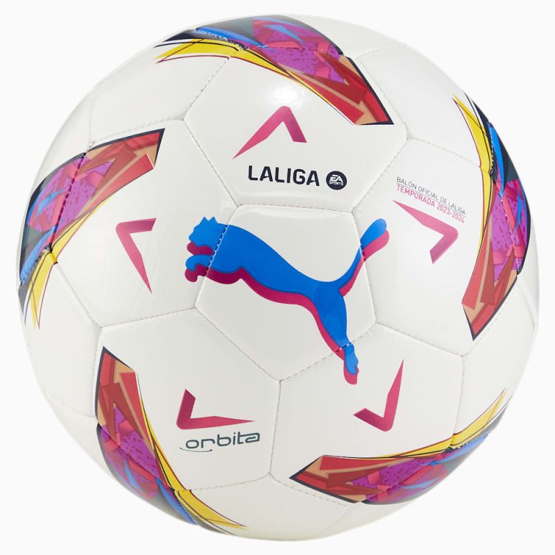 Puma | Women's Orbita LaLiga 1 Replica Training Soccer Ball - White-multi colour