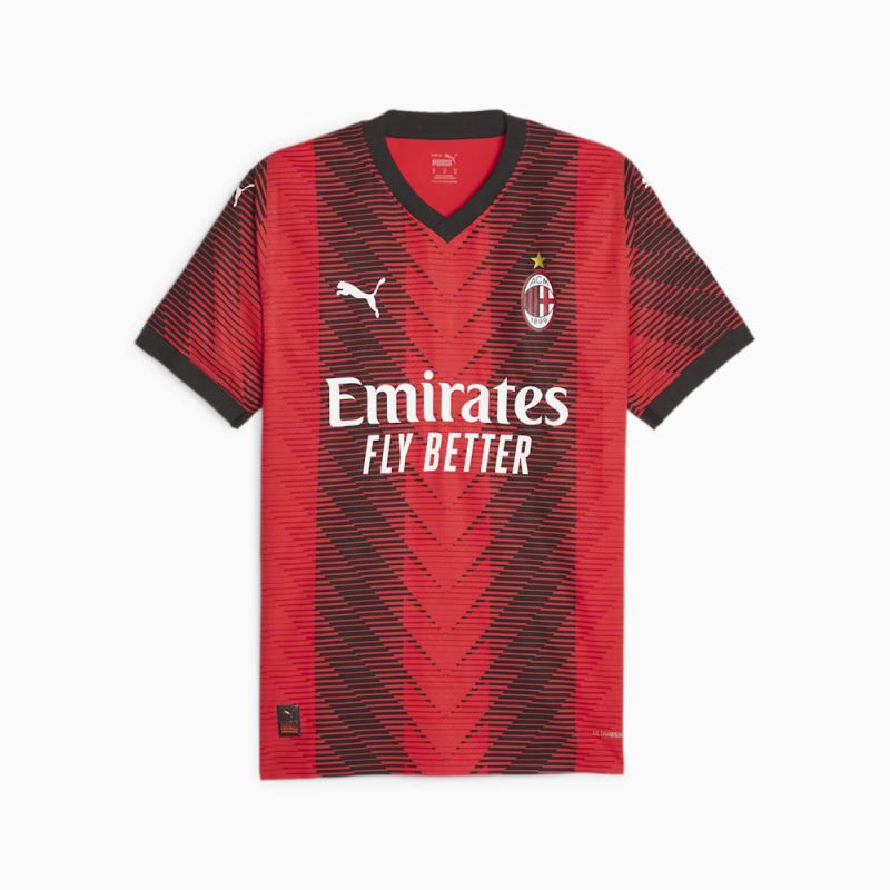 Puma | Men's AC Milan 23/24 Home Authentic Jersey - For All Time Red-Black