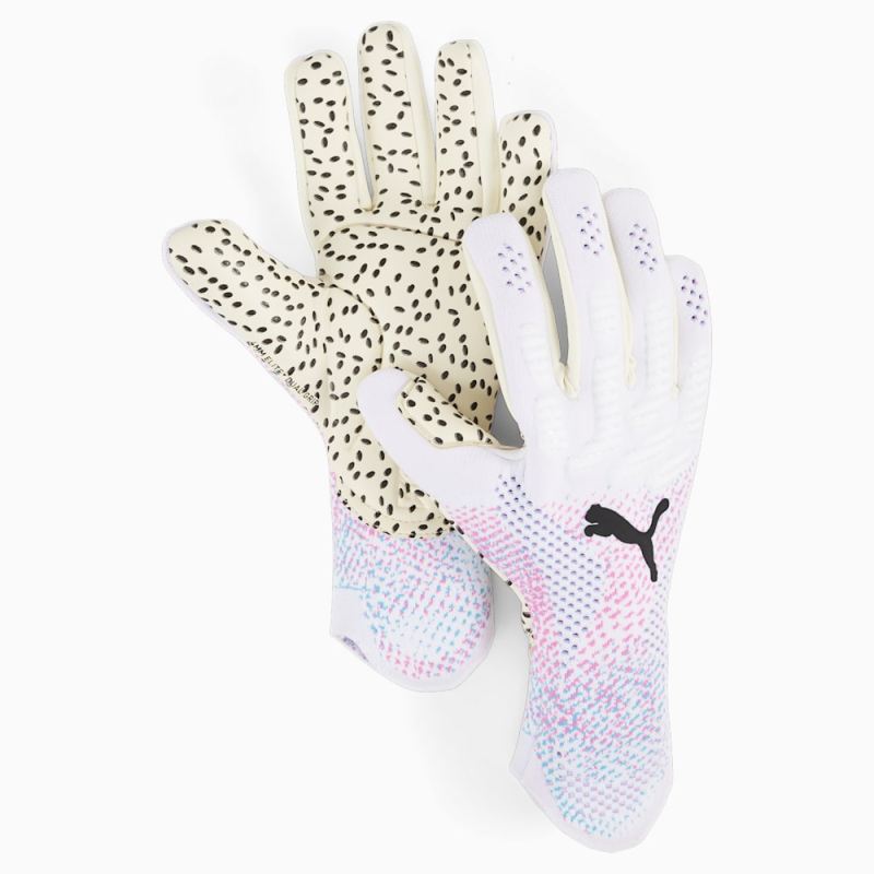 Puma | Women's FUTURE Ultimate NC Goalkeeper Gloves - White-Poison Pink-Black