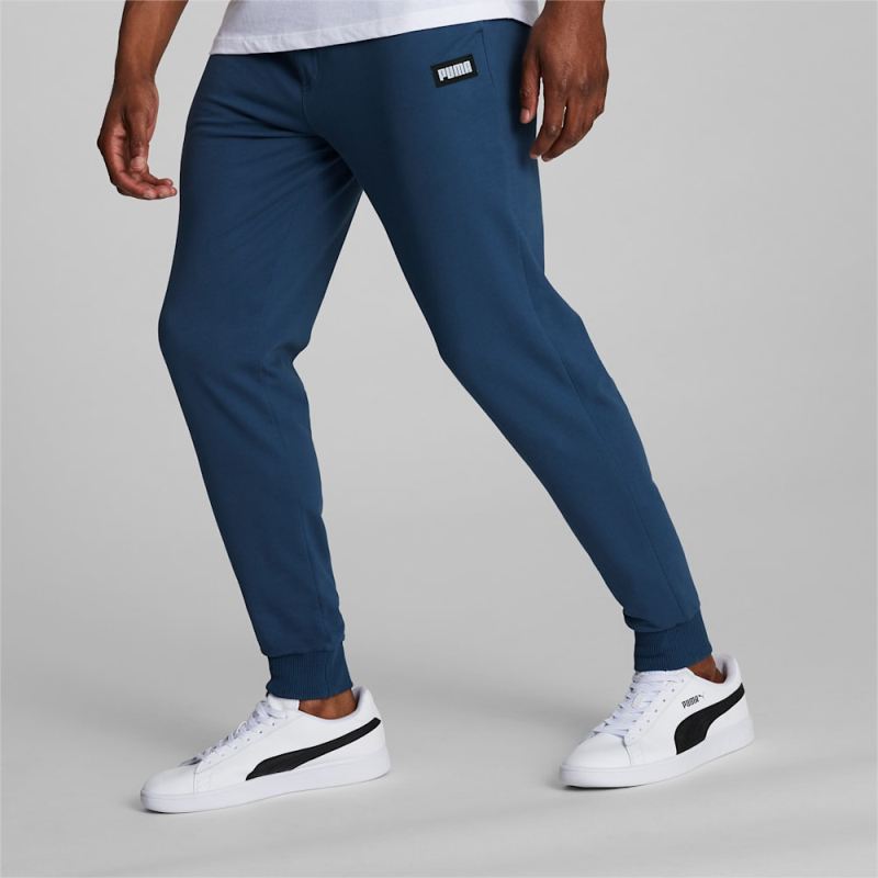 Puma | Men's Logo Sweatpants - Dark Denim