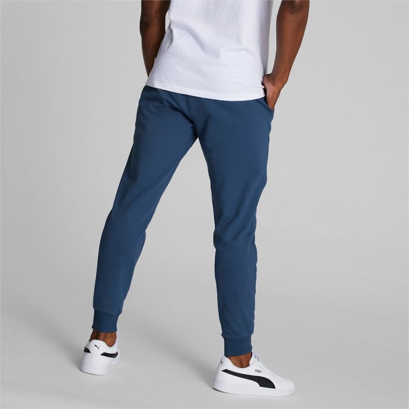 Puma | Men's Logo Sweatpants - Dark Denim