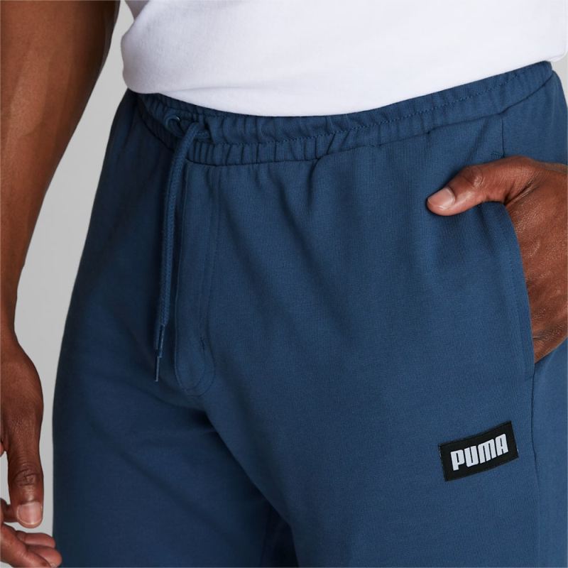 Puma | Men's Logo Sweatpants - Dark Denim