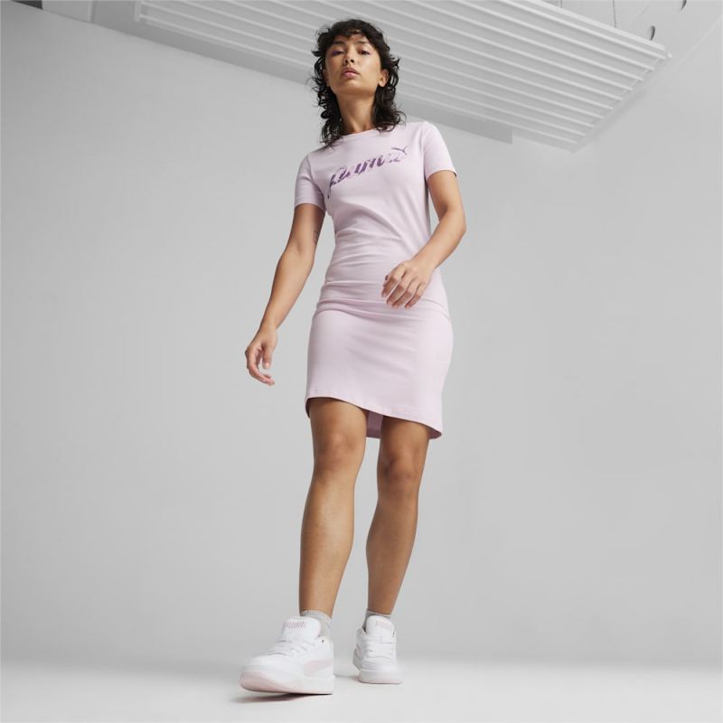 Puma | Women's ESS+ Blossom Dress - Grape Mist