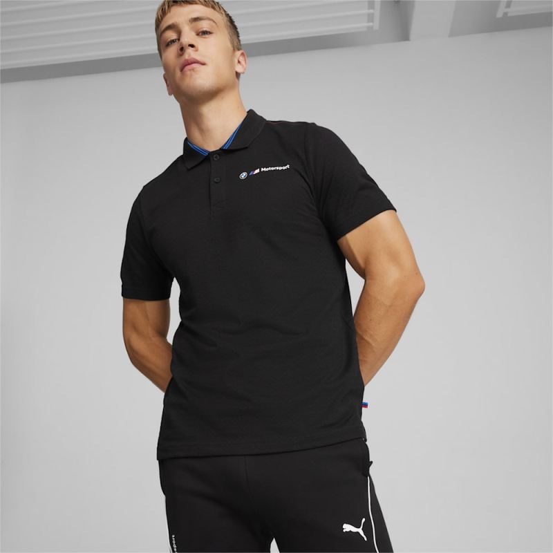 Puma | Men's BMW M Motorsport Jacquard Polo - Black