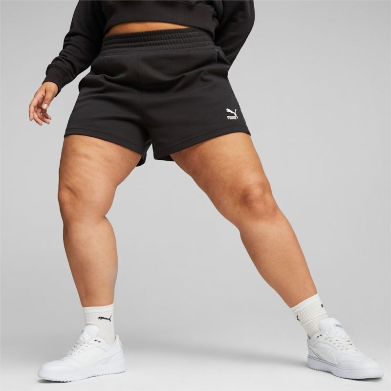 Puma | Women's T7 High Waist Shorts - Black - Click Image to Close