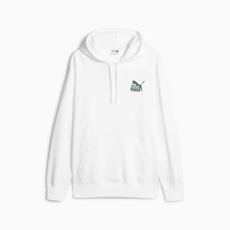 Puma | Men's Classics Super Puma | Men's Hoodie - White