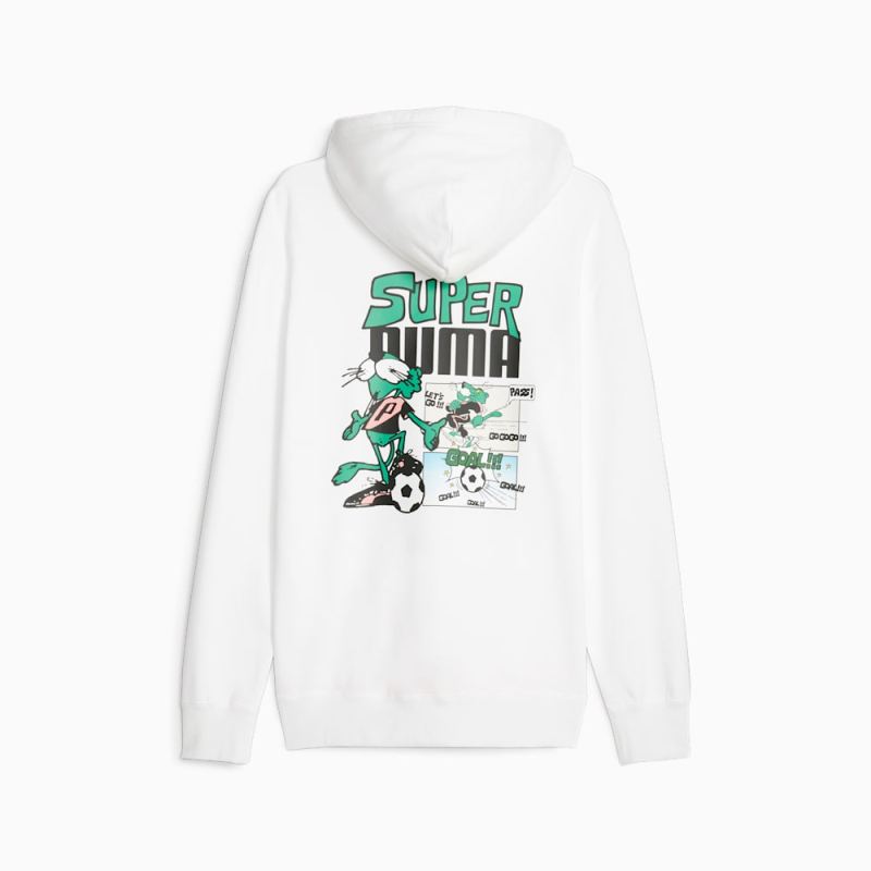 Puma | Men's Classics Super Puma | Men's Hoodie - White