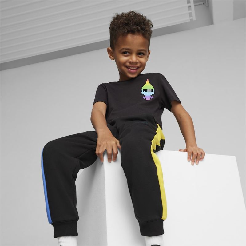 Puma | Girls Puma | Girls x TROLLS Little Kids T7 Track Pants - Black