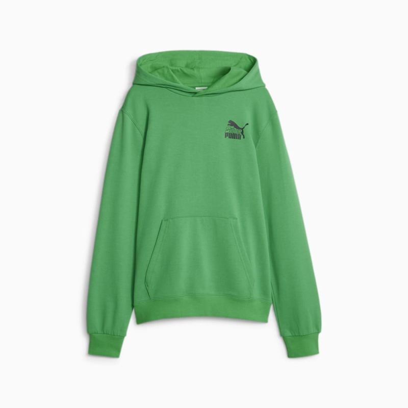 Puma | Boys Classics SUPER Puma | Boys Hoodie - Grassy Green