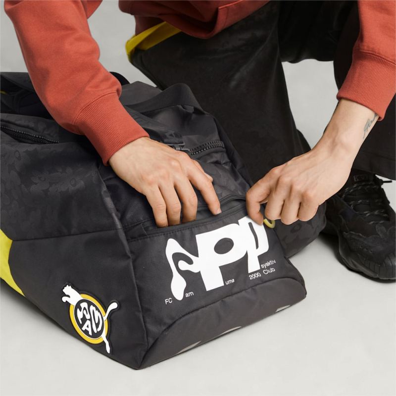 Puma | Men's x PERKS AND MINI Duffle Bag - Black-Fresh Pear-TBD